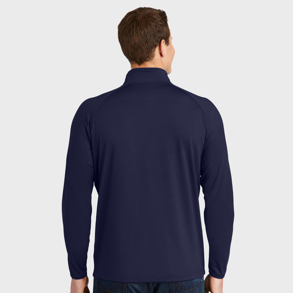 Sport-Tek Sport-Wick Stretch 1/2-Zip Pullover - ST850 (Trapshooting)-The Teehive
