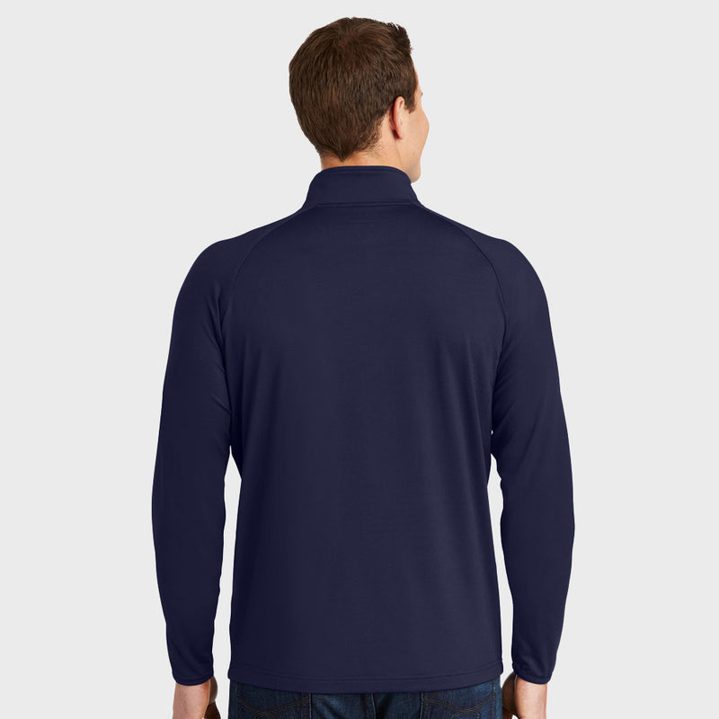 Sport-Tek Sport-Wick Stretch 1/2-Zip Pullover - ST850 (Trapshooting)-The Teehive