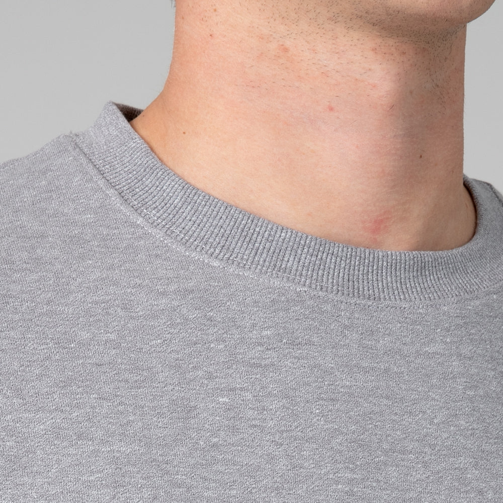 Medium-Weight Heathered Crewneck - TH2218 (Trapshooting)-The Teehive