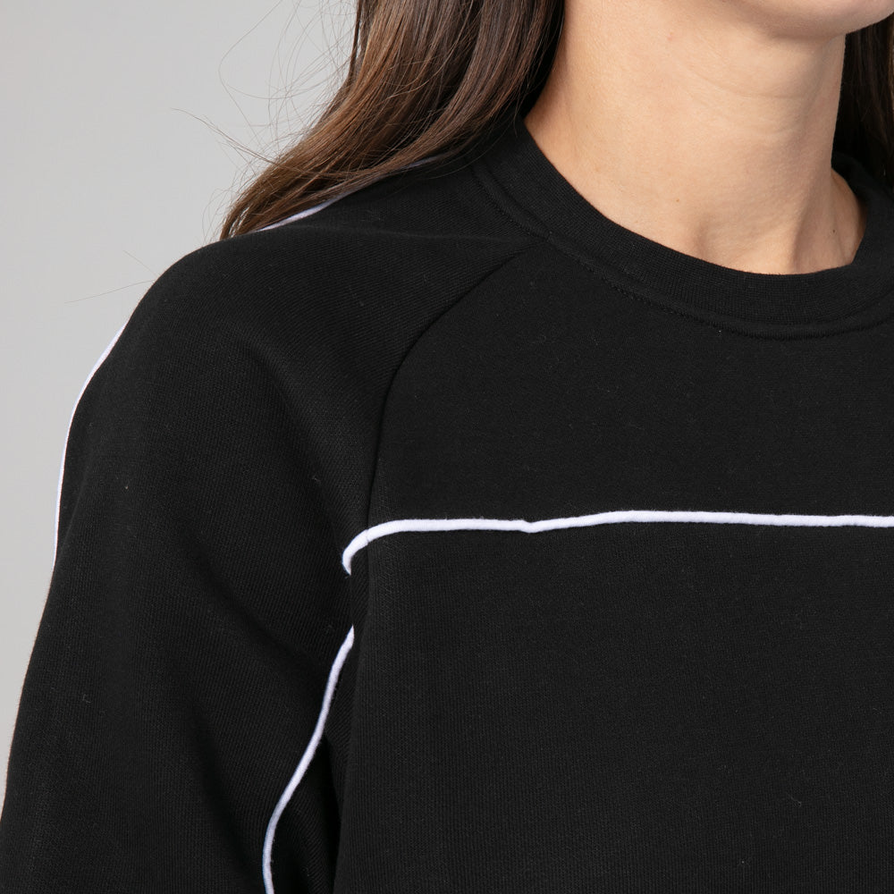 Athletic Piping Crew Pullover - MU2206TH (Trapshooting)-The Teehive