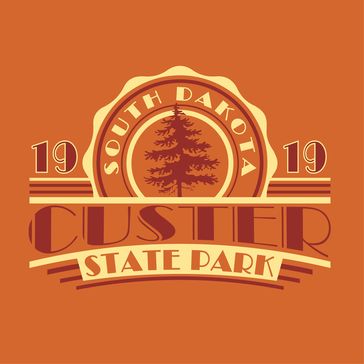 Screen Print 2 Color-SP1964-The Teehive