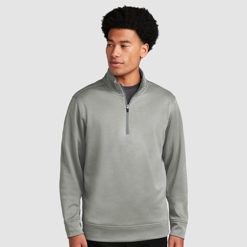 Sport-Tek ® PosiCharge ® Sport-Wick ® Heather Fleece 1/4-Zip Pullover - ST263-The Teehive