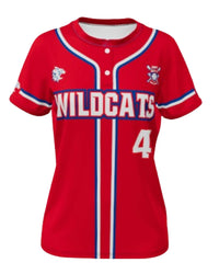 WOMEN'S/GIRLS SOFTBALL 2-BUTTON PINHOLE MESH POLYESTER 6.3oz - SFBJ170-PM6.3oz