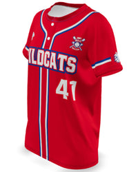 WOMEN'S/GIRLS SOFTBALL 2-BUTTON PINHOLE MESH POLYESTER 6.3oz - SFBJ170-PM6.3oz