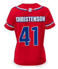 WOMEN'S/GIRLS SOFTBALL 2-BUTTON PINHOLE MESH POLYESTER 6.3oz - SFBJ170-PM6.3oz