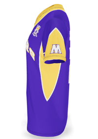 WOMEN'S/GIRLS SOFTBALL V-NECK PINHOLE MESH POLYESTER 6.3oz - SFBJ201-PM6.3oz