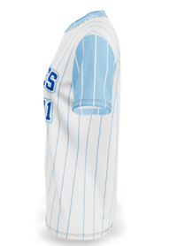 WOMEN'S/GIRLS SOFTBALL CREW PINHOLE MESH POLYESTER 5.3oz - SFBJ126