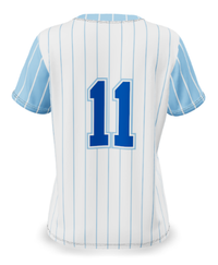 WOMEN'S/GIRLS SOFTBALL CREW PINHOLE MESH POLYESTER 5.3oz - SFBJ126