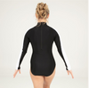 Long Sleeve Metallic Rhinestone Leotard - AC6580TH-The Teehive