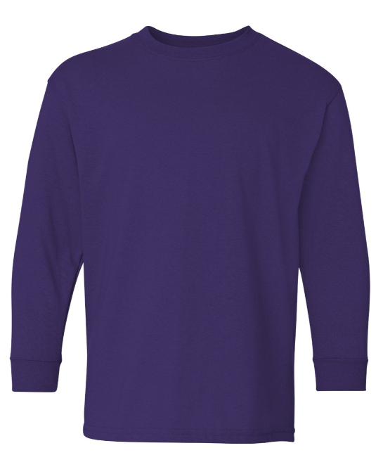 Gildan Youth Heavy Cotton Long Sleeve T-Shirt - 5400B