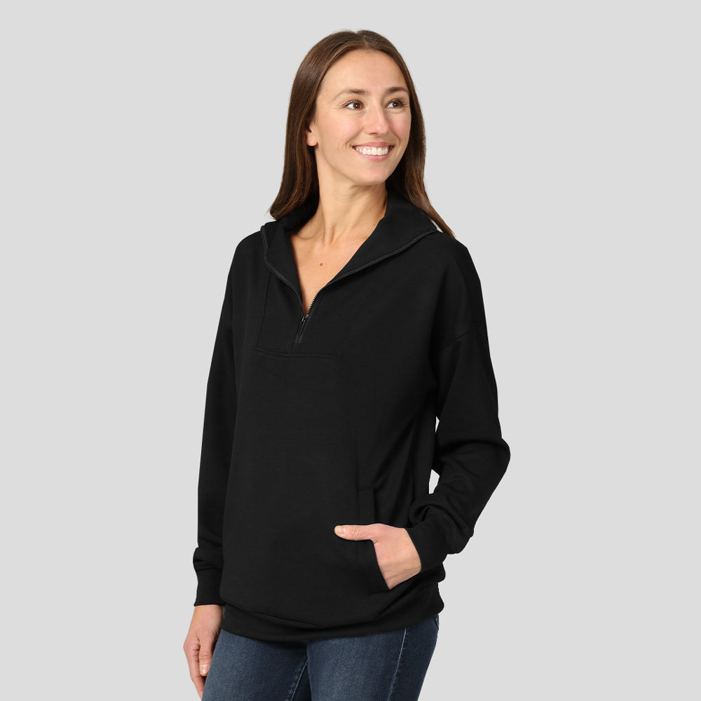 Skyeknit Funnel Half Zip Scuba Pullover - TH2221