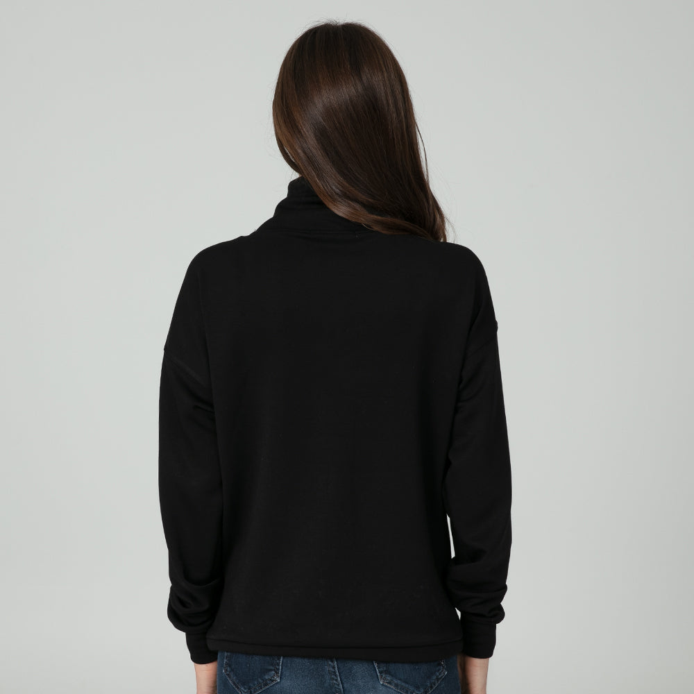 Cloudluxe Funnel Half Zip Scuba Pullover 