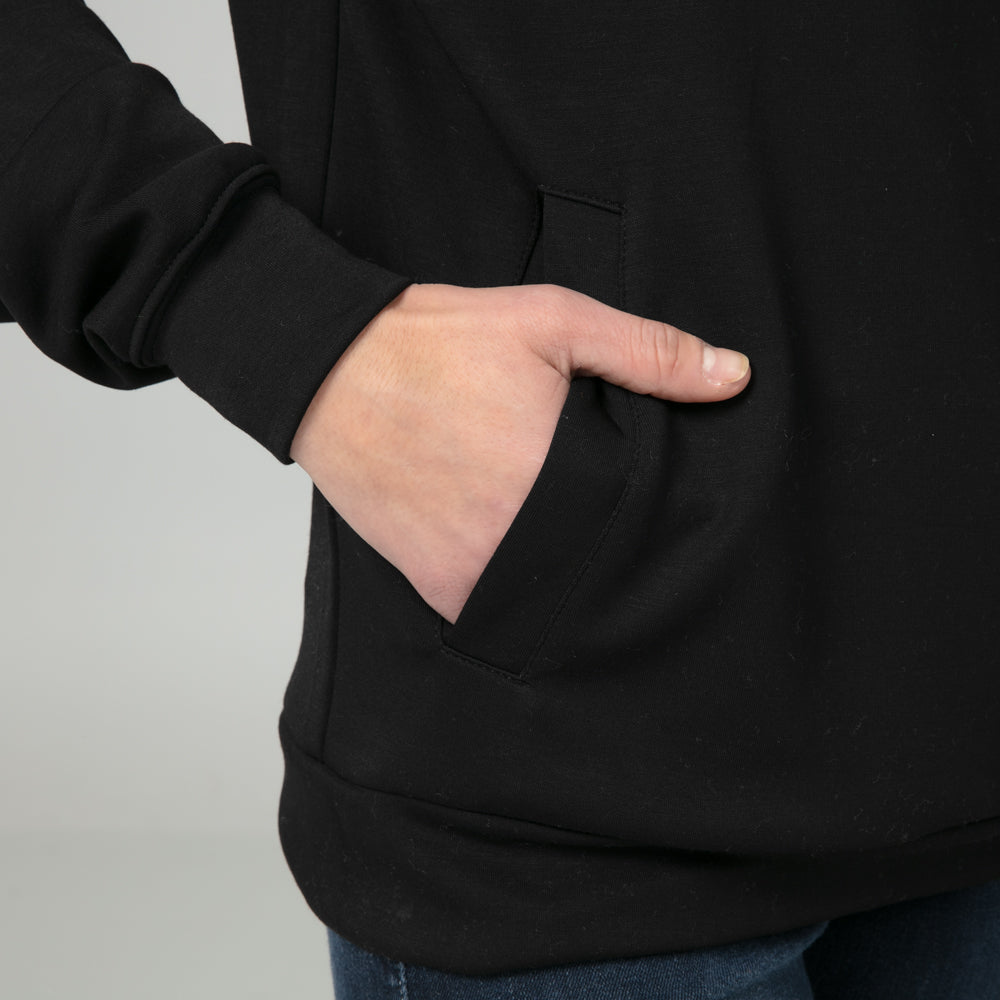 Cloudluxe Funnel Half Zip Scuba Pullover