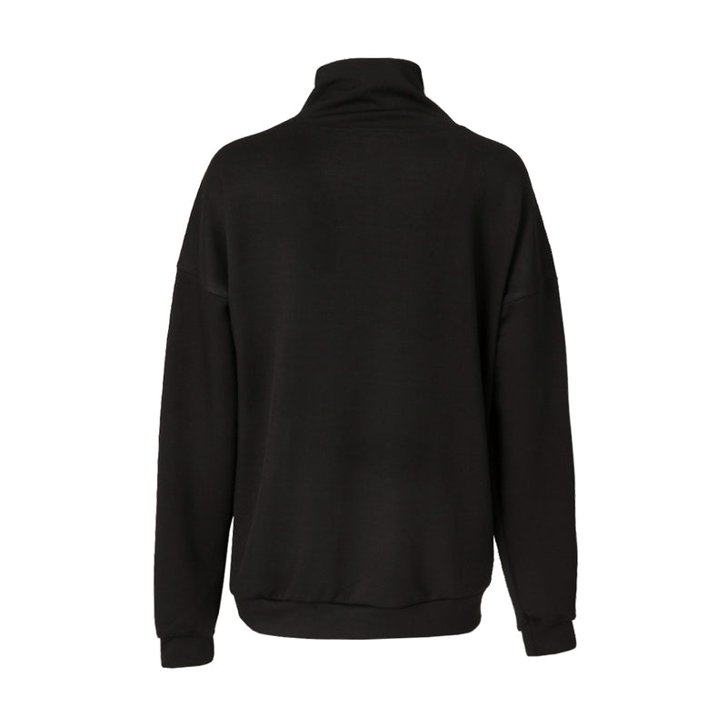 Cloudluxe Funnel Half Zip Scuba Pullover - TH2221