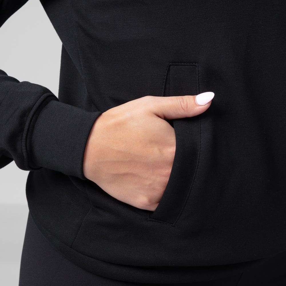 Skyeknit Funnel Half Zip Scuba Pullover - TH2235