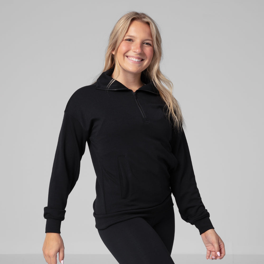 Skyeknit Funnel Half Zip Scuba Pullover - TH2235