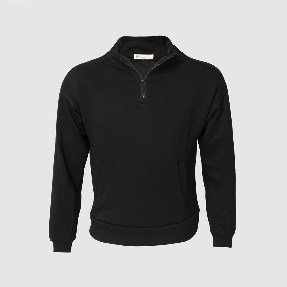 Skyeknit Funnel Half Zip Scuba Pullover - TH2235