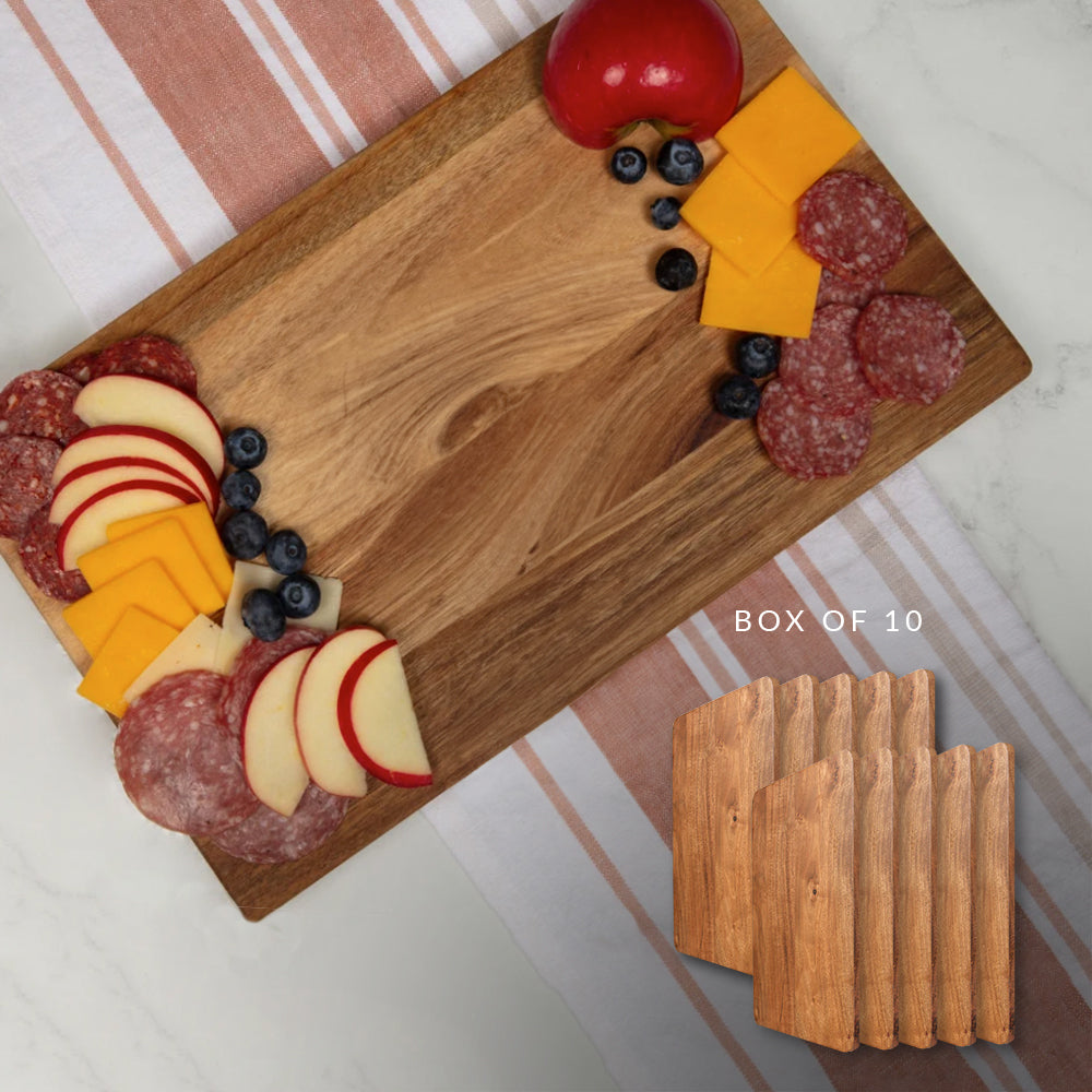 Acacia Cutting board: Box of 10-The Teehive