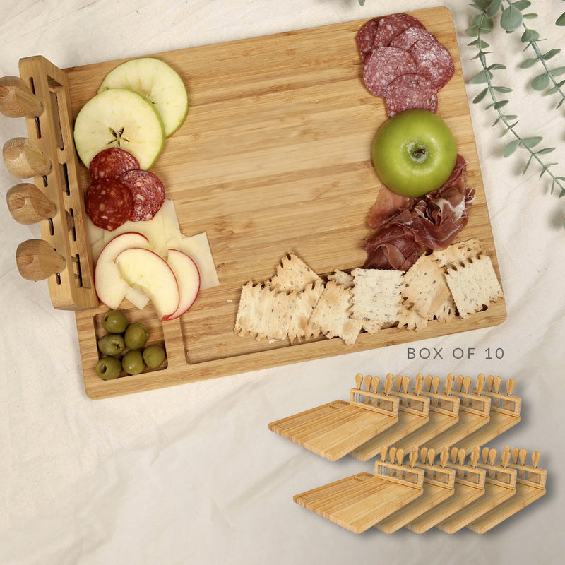 Bamboo Cheese Board: Box of 10-The Teehive