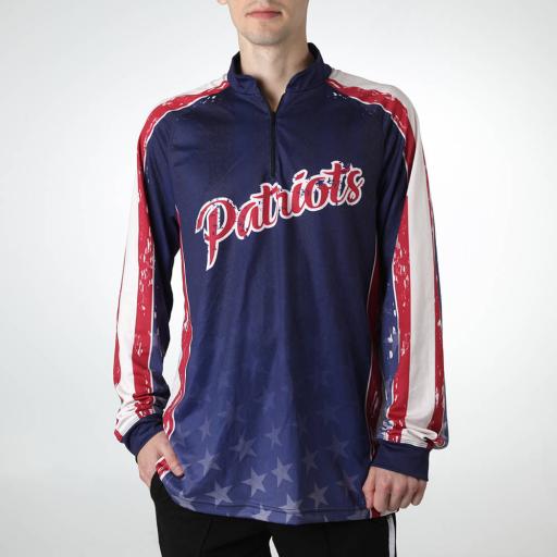 PATRIOT - MEN'S 1/4 ZIP LS  - PR108