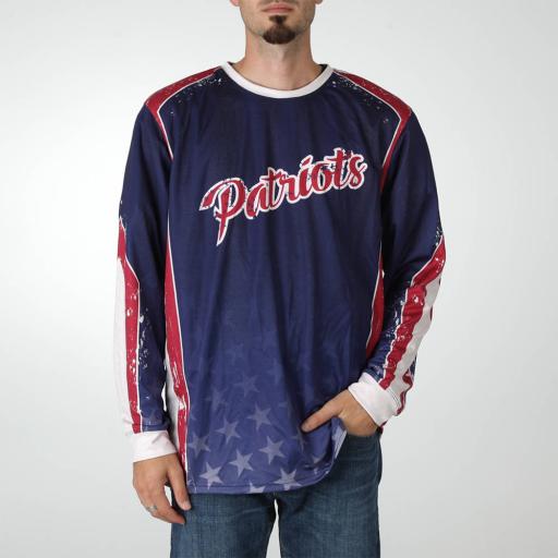 PATRIOTIC - MEN'S CREW LS  - PR066