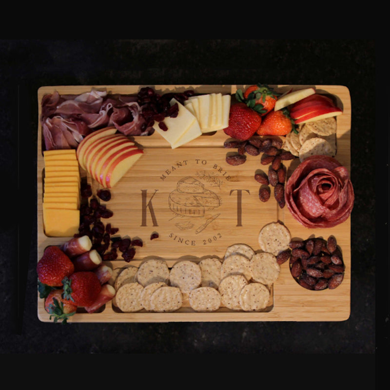 Personalized Bamboo Cheese Board 16.1"x12.6"x0.8" - MY3-5058-The Teehive