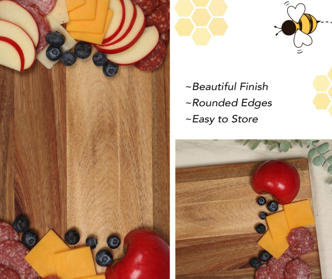 Acacia Cutting board: Box of 10-The Teehive