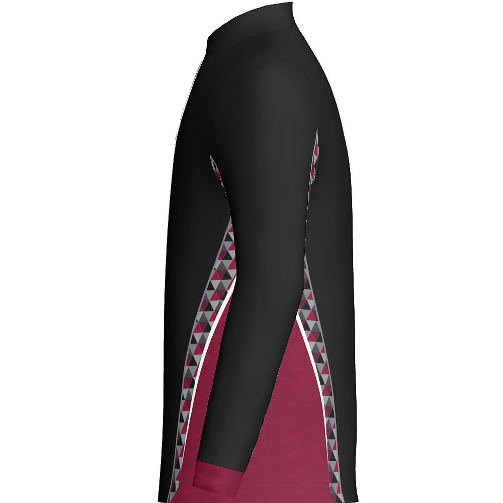 PATTERNED - MEN'S 1/4 ZIP LS  - PR108-The Teehive