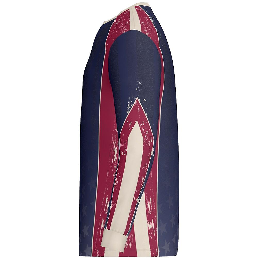 PATRIOTIC - MEN'S CREW LS  - PR066