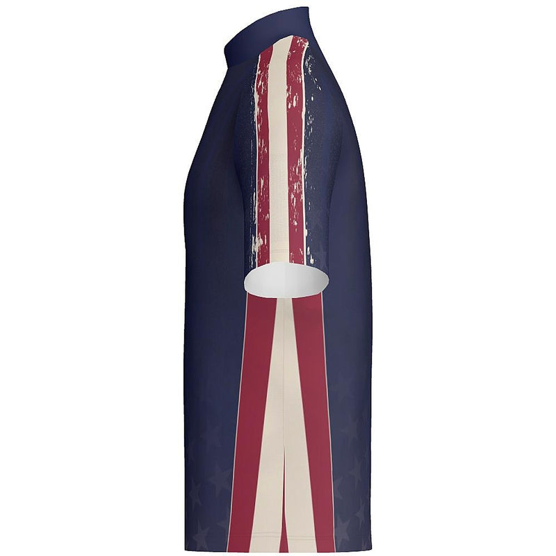 PATRIOTIC - MEN'S 1/4 ZIP SS  - PR110