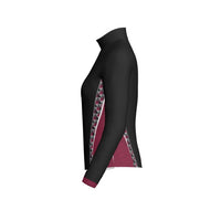 PATTERNED - WOMEN'S FULL ZIP COLLAR JACKET - PR174-The Teehive