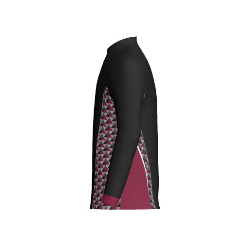 PATTERNED - MEN'S FULL ZIP COLLAR JACKET - PR092-The Teehive