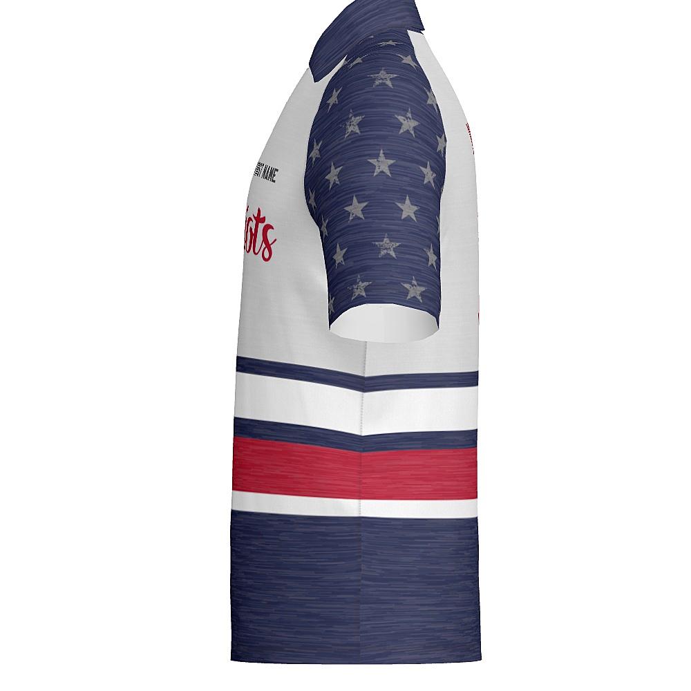 Patriot J514 Mens Short Sleeve Zipped Polo