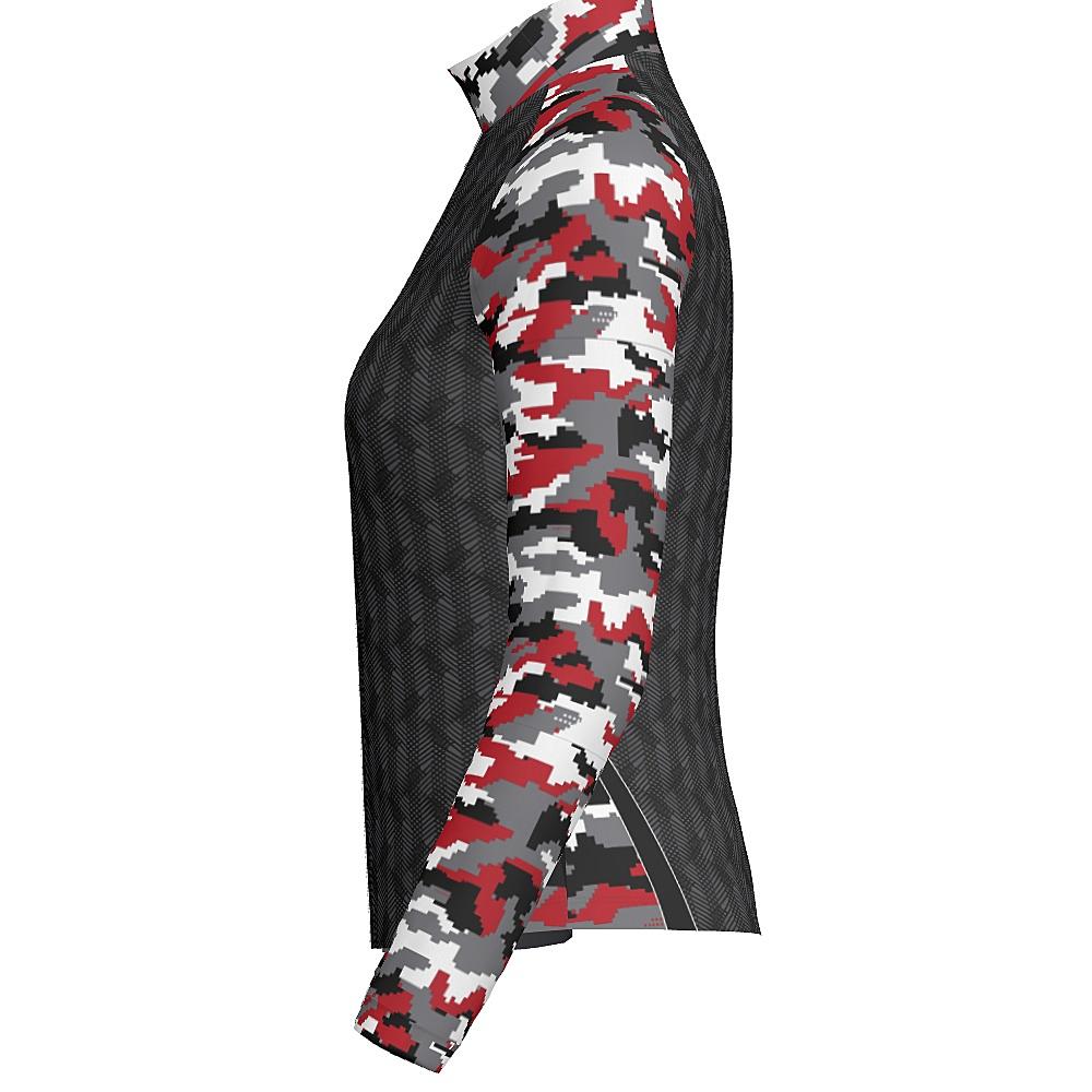 DIGI CAMO - J579 Lightweight Womens Warm Up Jacket-The Teehive