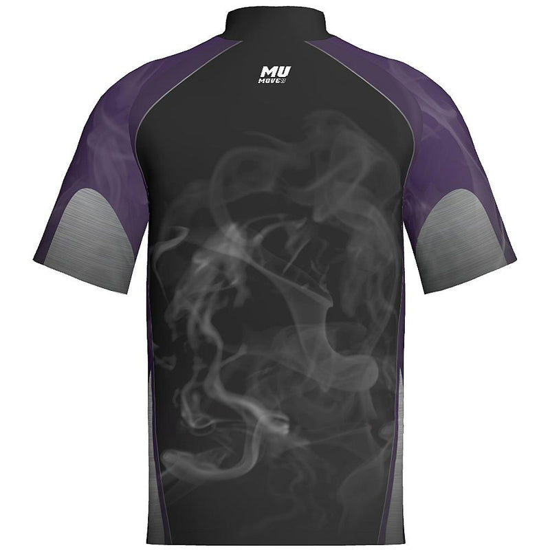 SMOKE - MEN'S 1/4 ZIP SS  - PR110-The Teehive