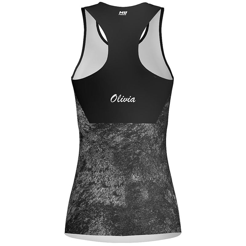 MOVE U Collision Custom Racerback Dance Tank Top-The Teehive