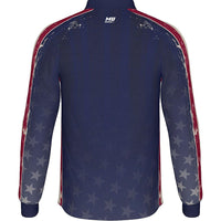 PATRIOTIC - MEN'S FULL ZIP COLLAR JACKET  - PR092