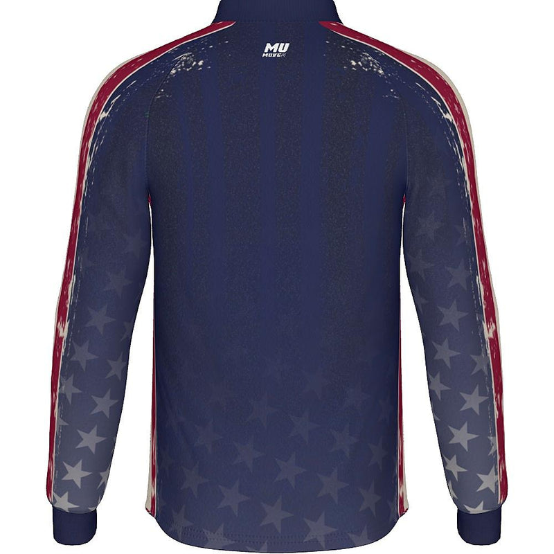 PATRIOTIC - MEN'S FULL ZIP COLLAR JACKET  - PR092