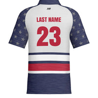 Patriot J514 Mens Short Sleeve Zipped Polo