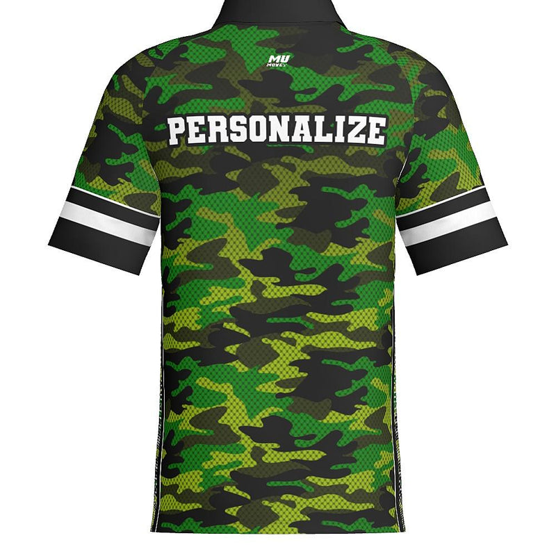 CAMO - J514 Mens Short Sleeve Zipped Polo-The Teehive