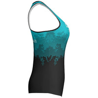 ActiveWear - MOVE U Watercolor Custom Racerback Cheer Tank Top - VP1810M