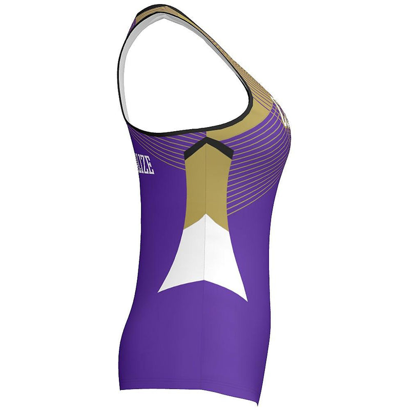 MOVE U Spartans Custom Racerback Fitted Tank Top - VP930M-The Teehive
