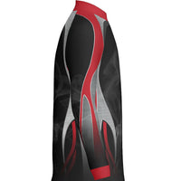SMOKE - MEN'S 1/4 ZIP LS  - PR108-The Teehive