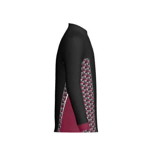 PATTERNED - MEN'S FULL ZIP COLLAR JACKET - PR092-The Teehive
