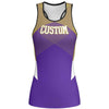 MOVE U Spartans Custom Racerback Fitted Tank Top - VP930M-The Teehive