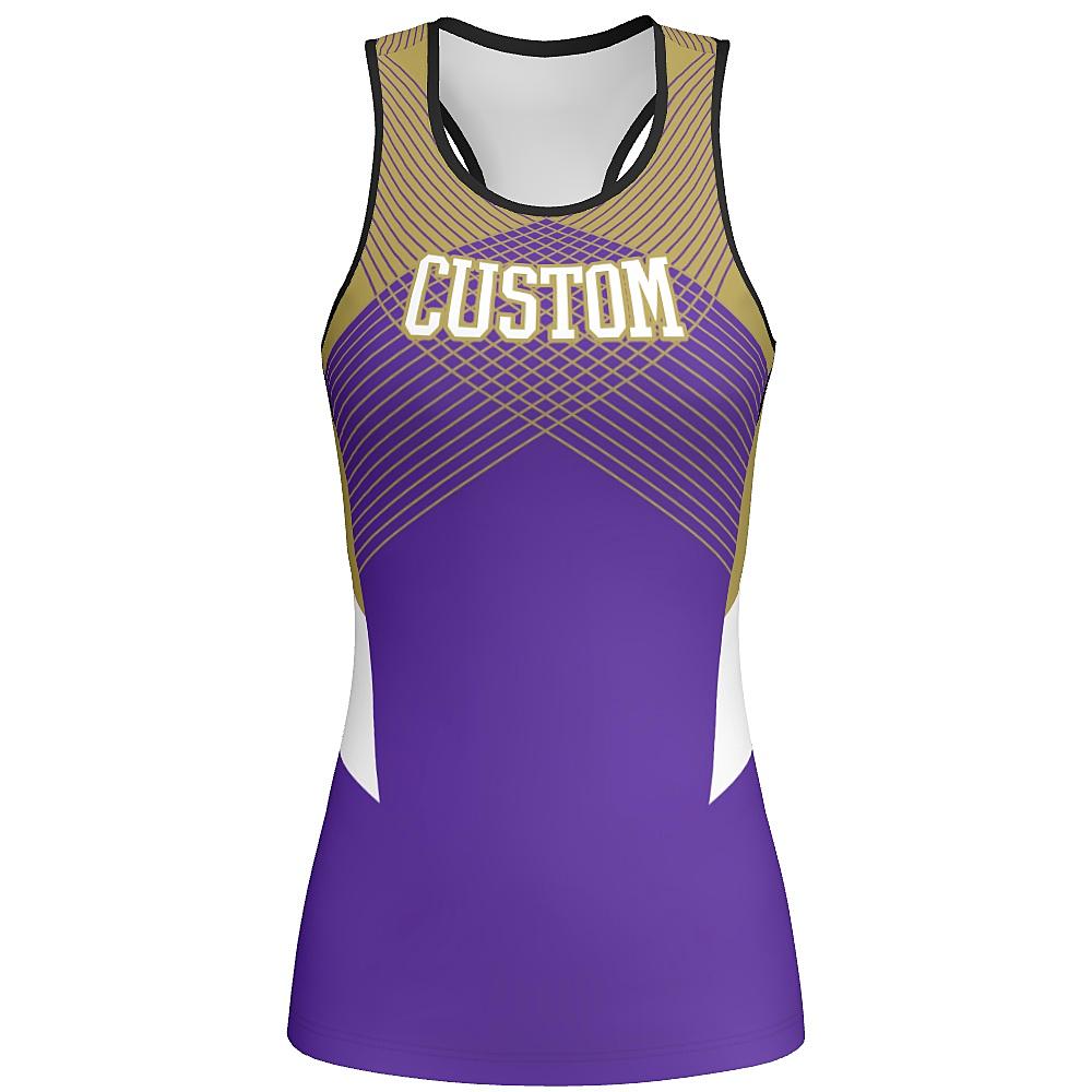 MOVE U Spartans Custom Racerback Fitted Tank Top - VP930M-The Teehive