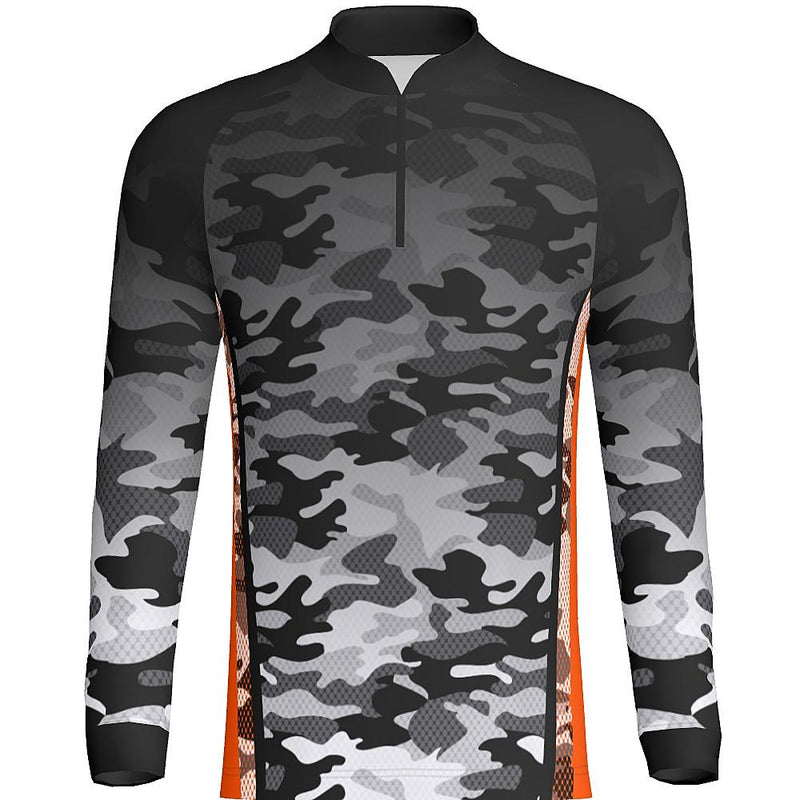 HUNTER - MEN'S 1/4 ZIP LS  - PR108-The Teehive