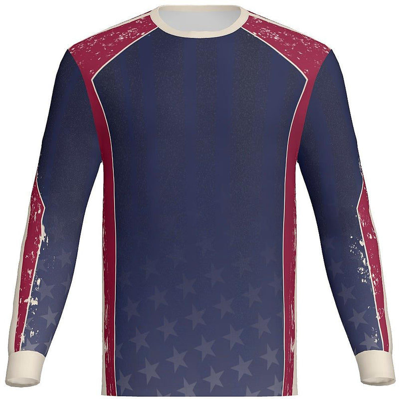 PATRIOTIC - MEN'S CREW LS  - PR066