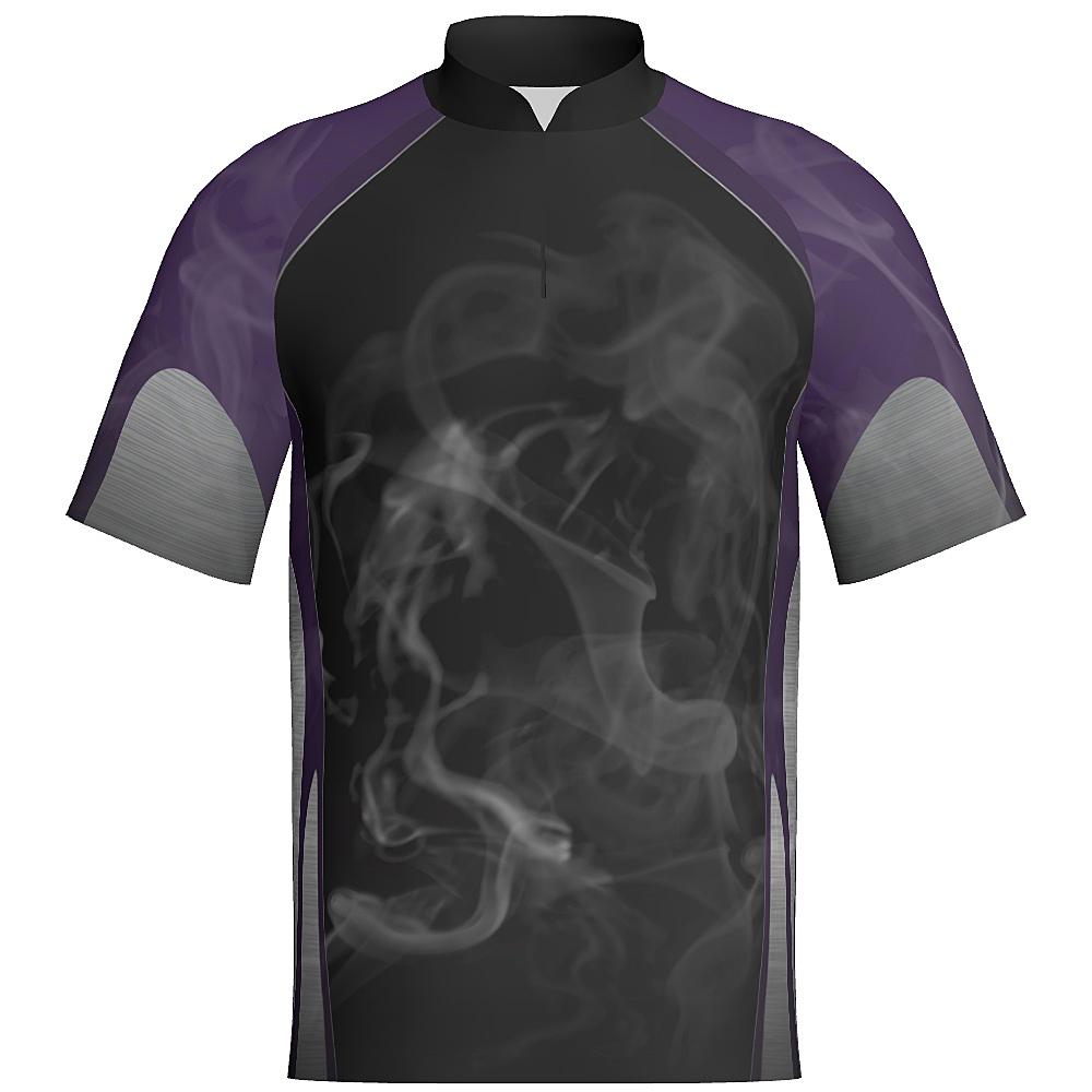 SMOKE - MEN'S 1/4 ZIP SS  - PR110-The Teehive