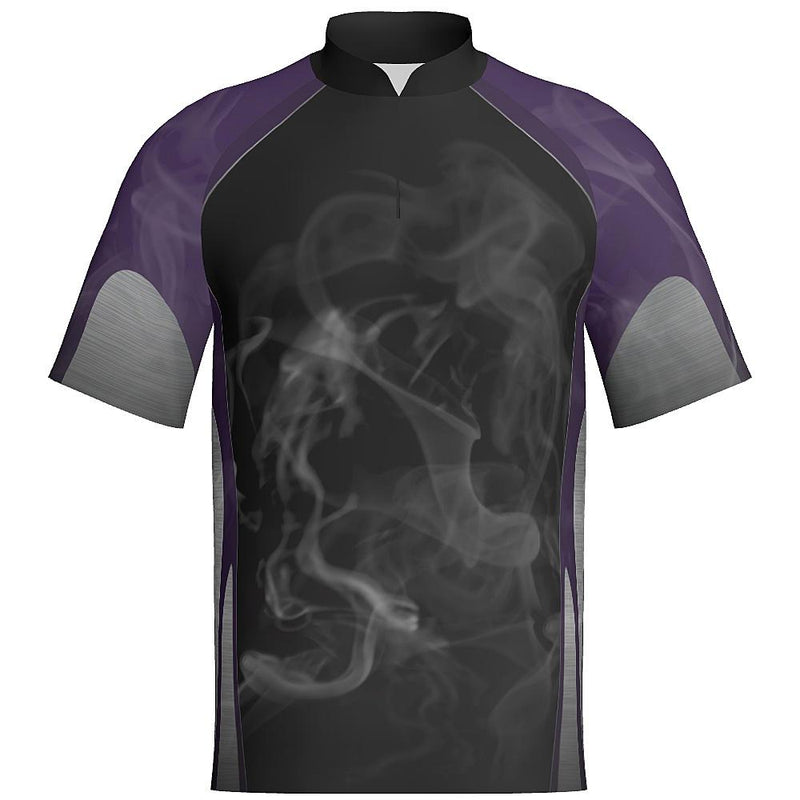 SMOKE - MEN'S 1/4 ZIP SS  - PR110-The Teehive